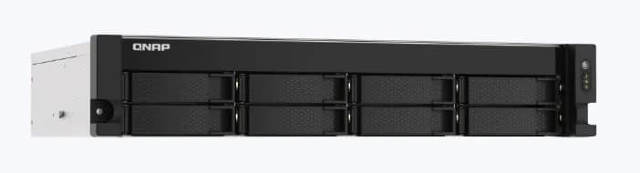 Nas Qnap Rack 8-Bay 2u Celeron N5095 4c/8gb/2x 2.5gbe/Single Power Supply/3y