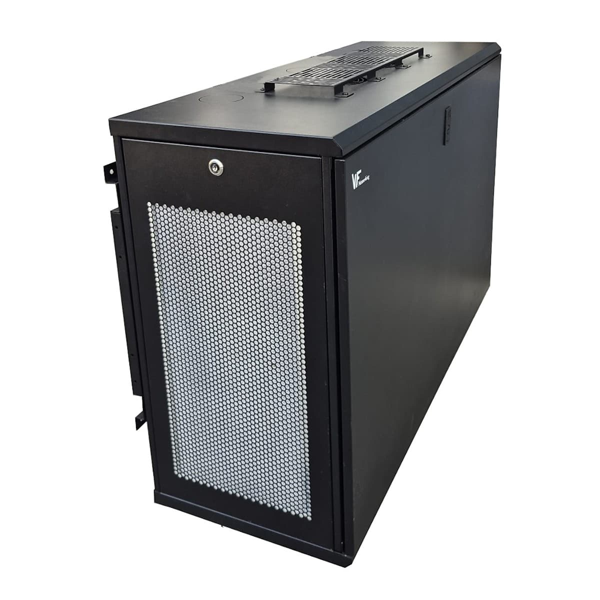 Rack 6u Negro Fijo 355x970x740 Piso/Pared Inc Vent Tor Ru
