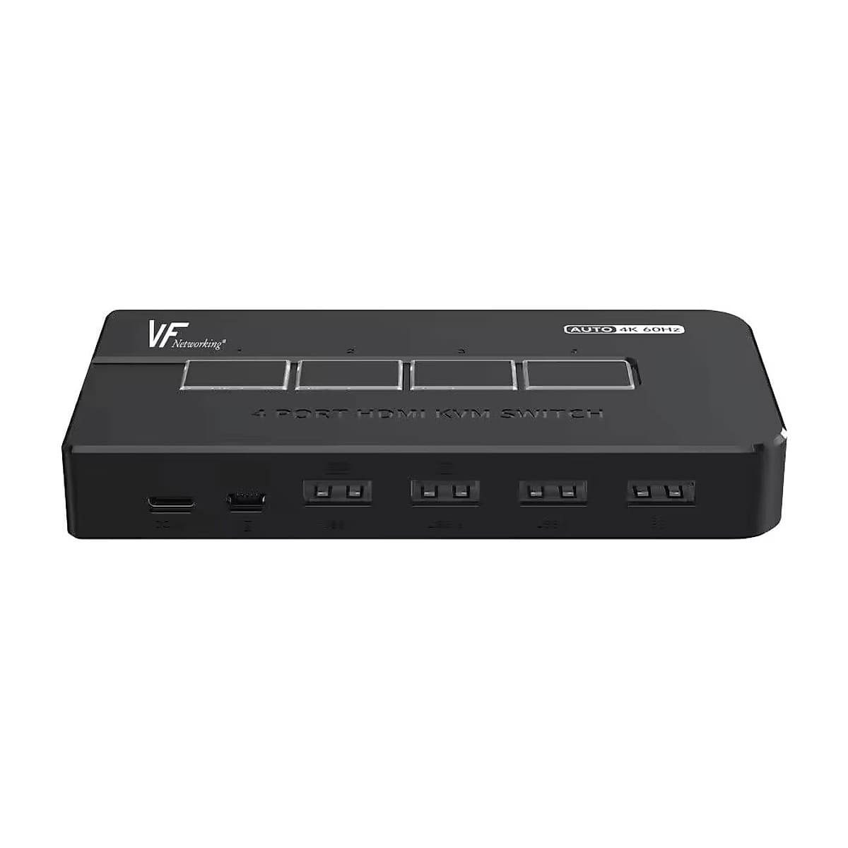 Kvm 4 Puertos Hdmi 4k 60hz - Inc Cable Hdmi Y Usb