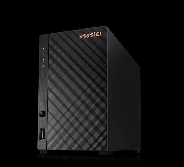 Asustor Drivestor 2 Gen 2 As1202t 2 Bay Nas. Quad-Core 1.7ghz Cpu. 2.5gbe Port.