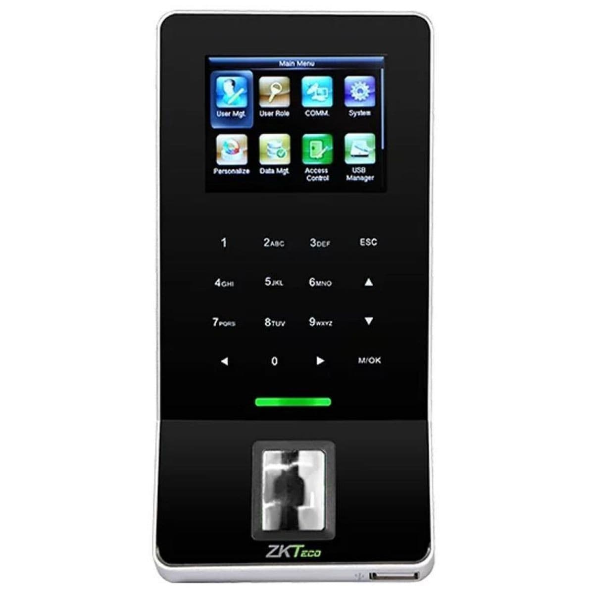 Terminal Biométrico Zkteco Tcp/Ip/Wi-Fi F22
