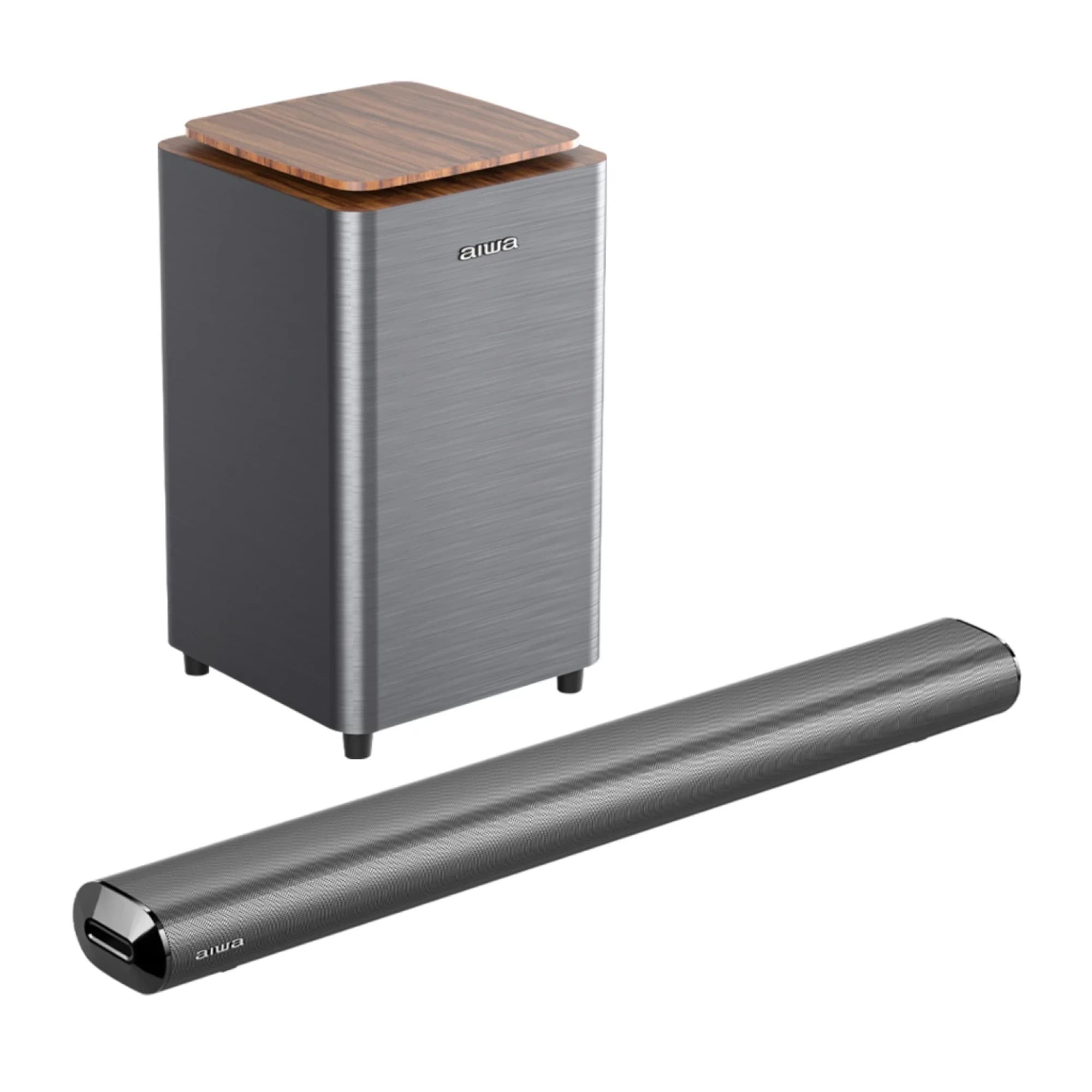 Barra De Sonido + Subwoofer Aiwa Awsbh23ww 160w