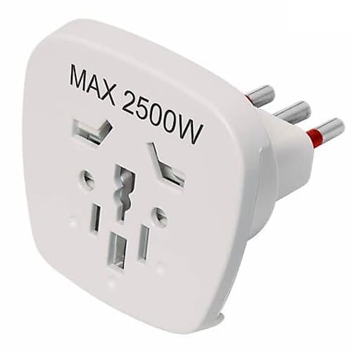 Electricidad Adaptador Universal A 3enl Blanco Vivion