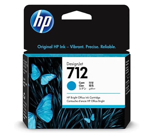 Hp 712 - 29 Ml - Cián