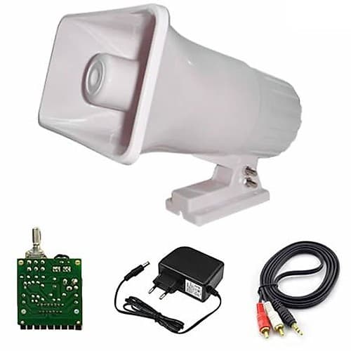 Porteria Ip Altavoz Activo Amplificador + Rca Exterior