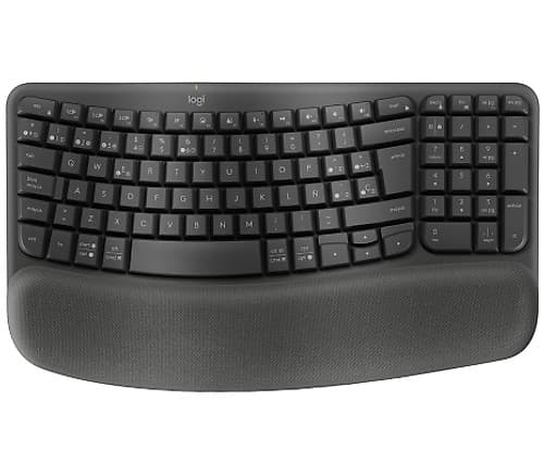 Logitech 920-012278 Teclado Wave Keys Graphite Inal+Bt** Ergo