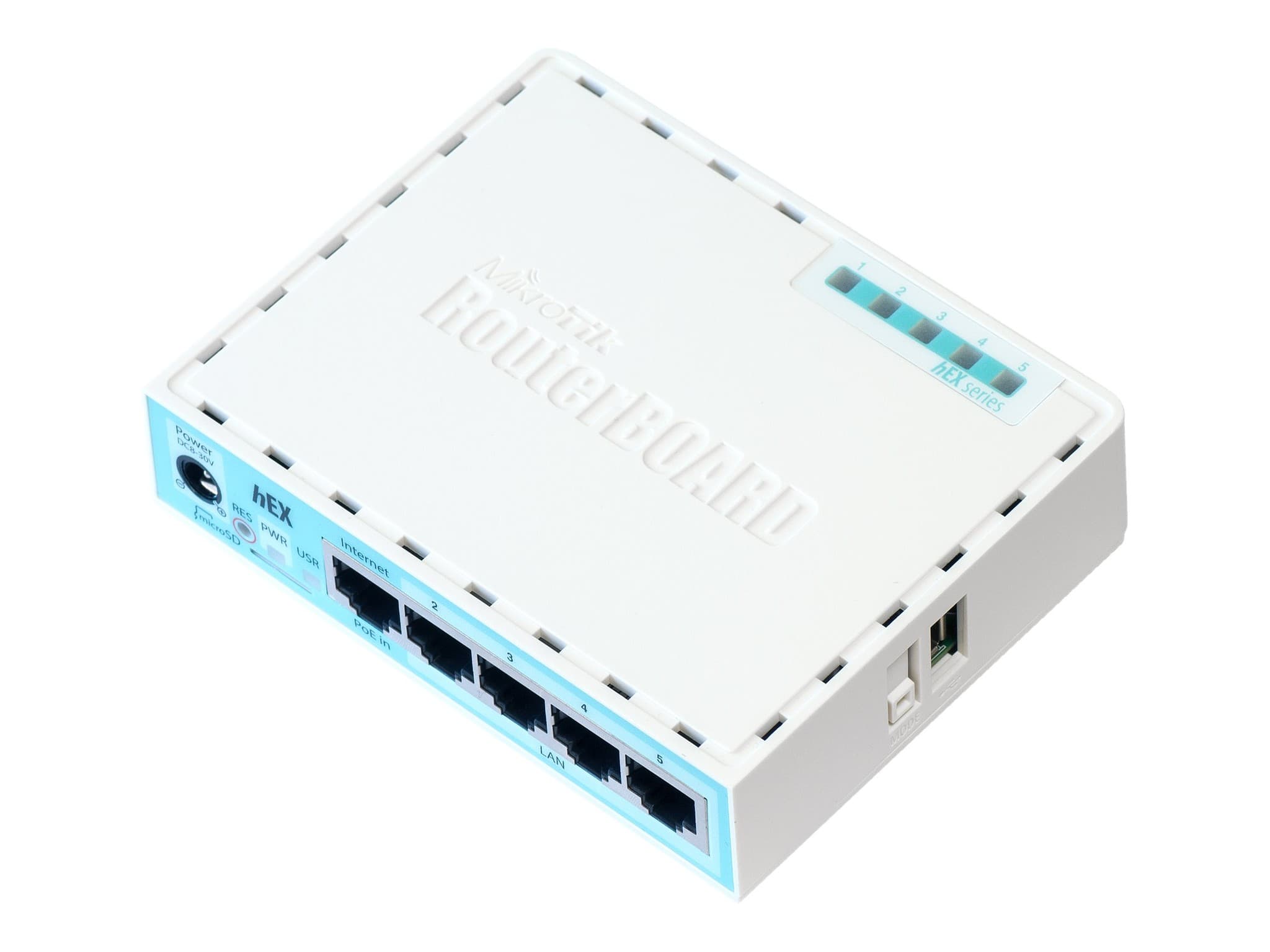 Router Mikrotik Rb750gr3 Hex De 5 Puertos Gigabit 880mhz