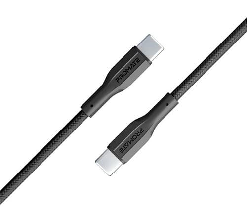 Promate Xcord-Cc.Black Cable Usb-C A Usb-C 1m