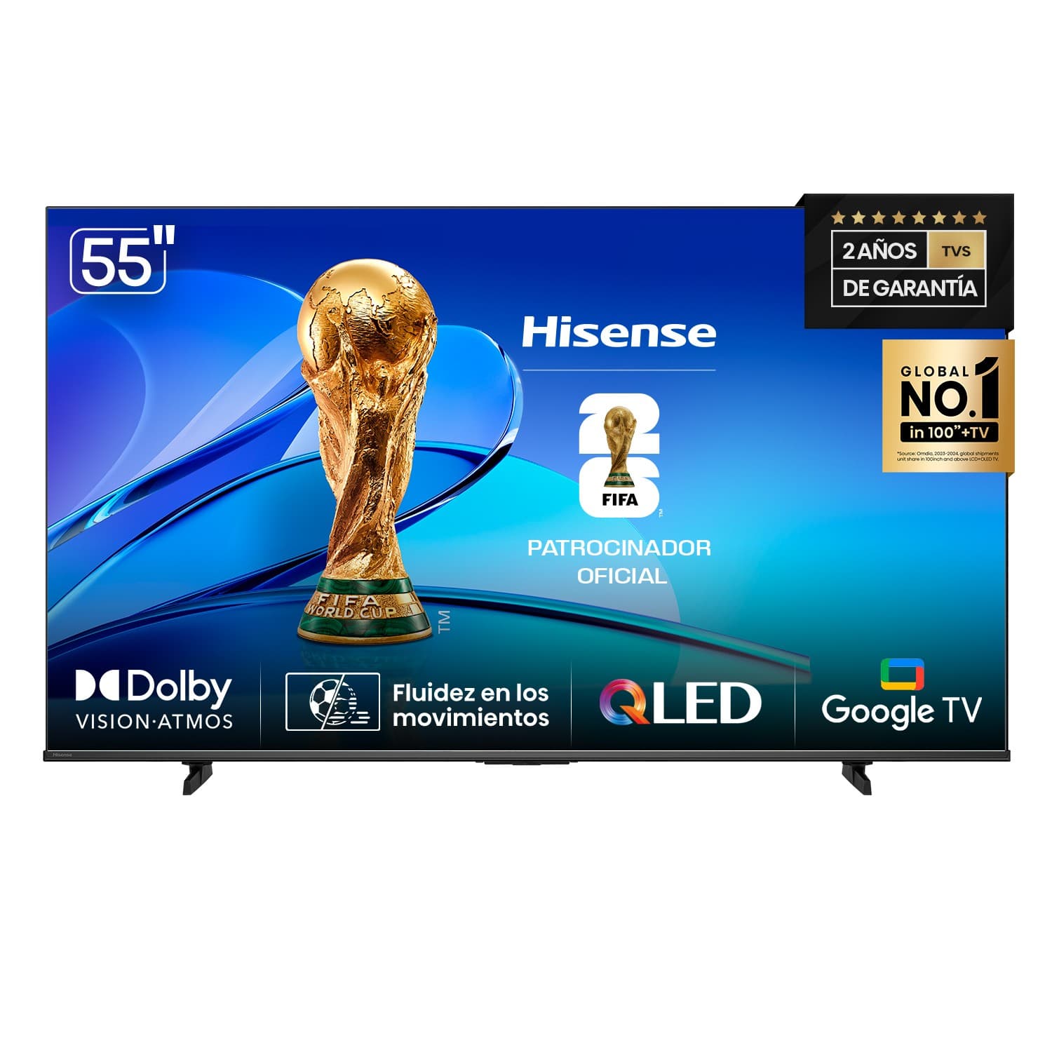 Smart Tv Hisense 55" Qled Serie Q6n 4k Ultra Hd