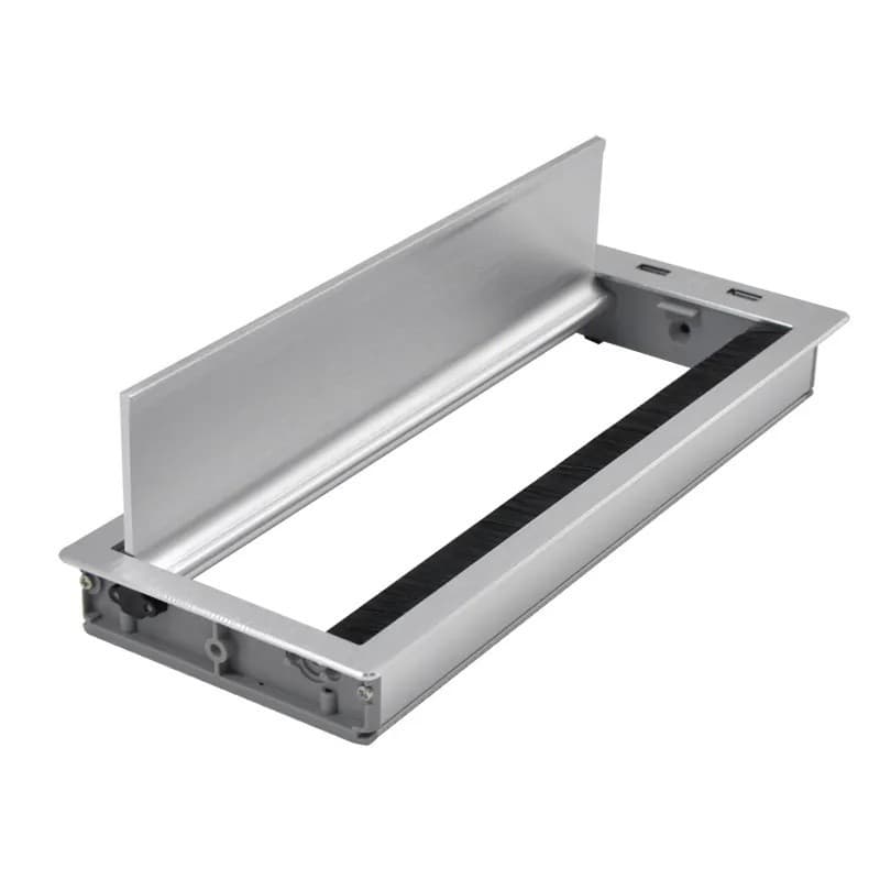 Frente Plateado De Aluminio Con Conexion Usb
