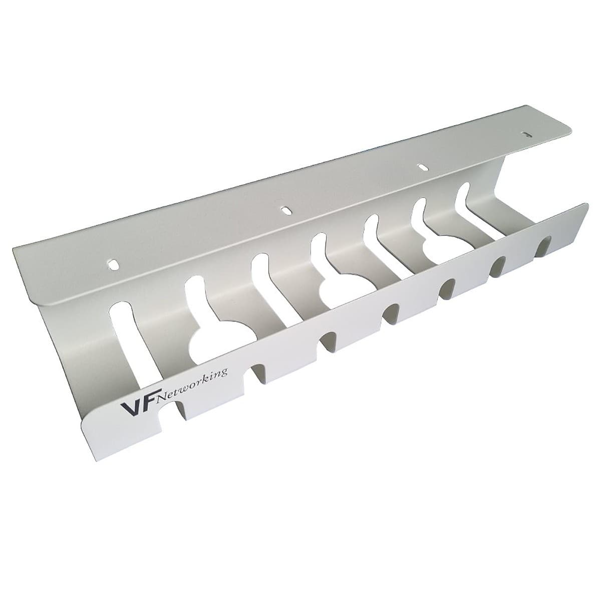 Organizador Blanco (Canal) Metalico Para Cables