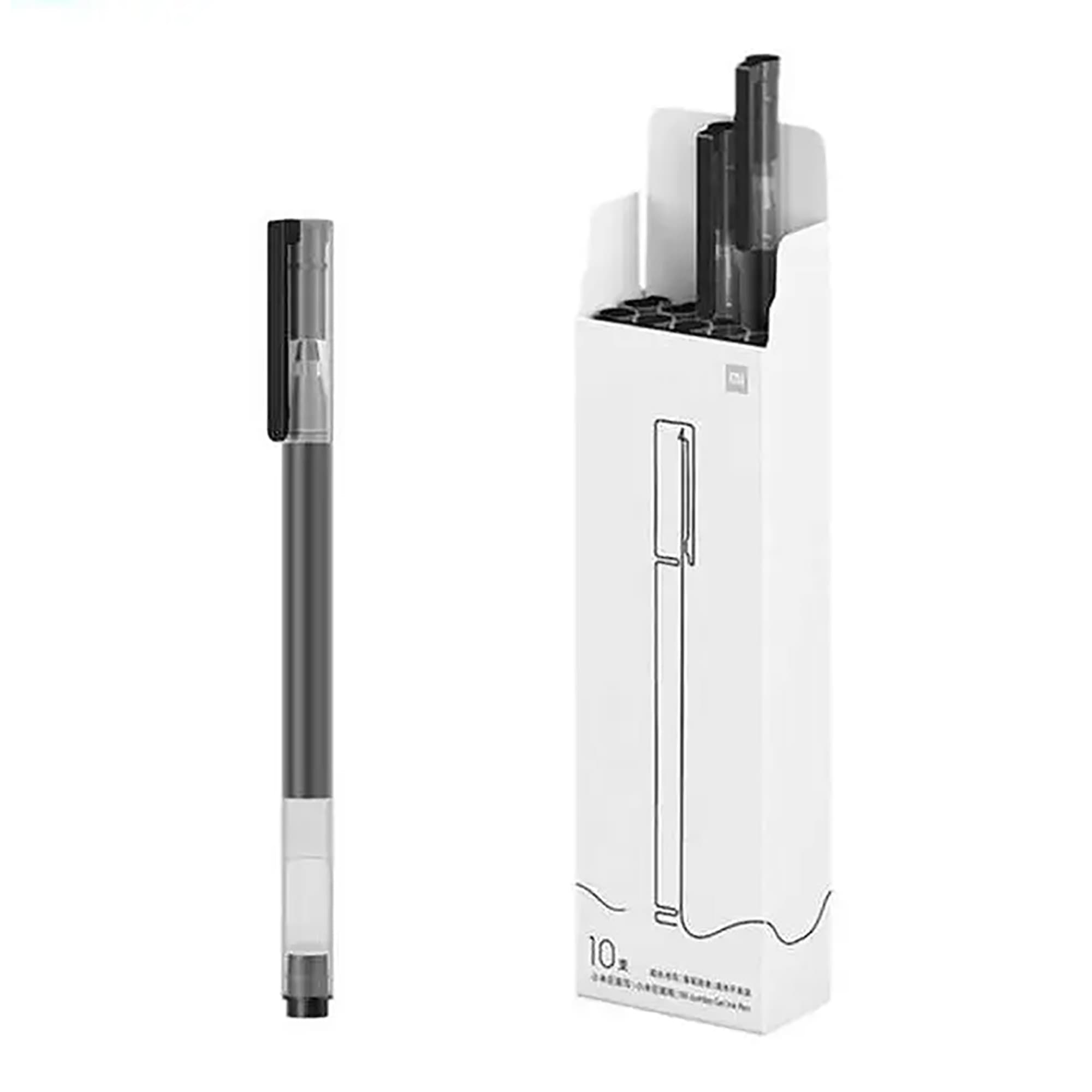 Pack X10 Bolígrafos De Gel Xiaomi High-Capacity Bhr4603gl Tinta Negra