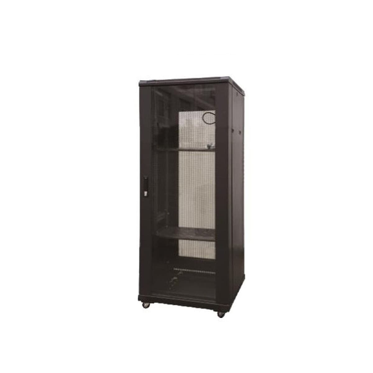 Rack Piso Negro 24u 600x600x1250 P/Hiperventiladas