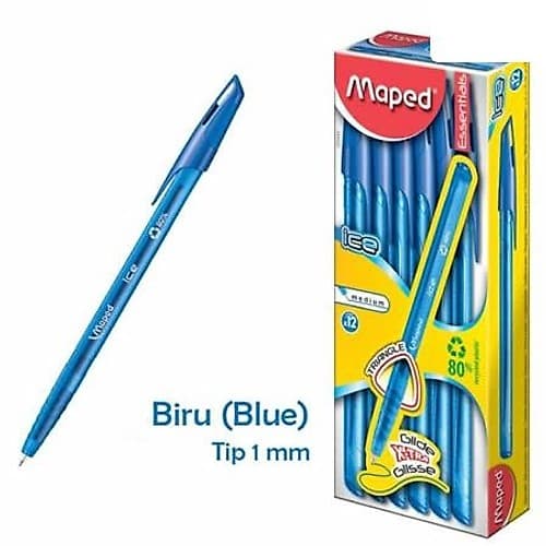 Boligrafo Azul Caja X12 Green Ice