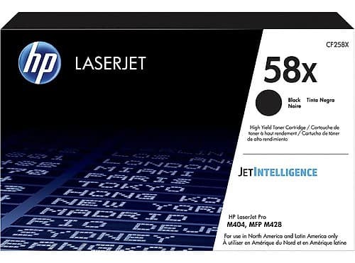 Hp 58x - Gran Capacidad - Negro