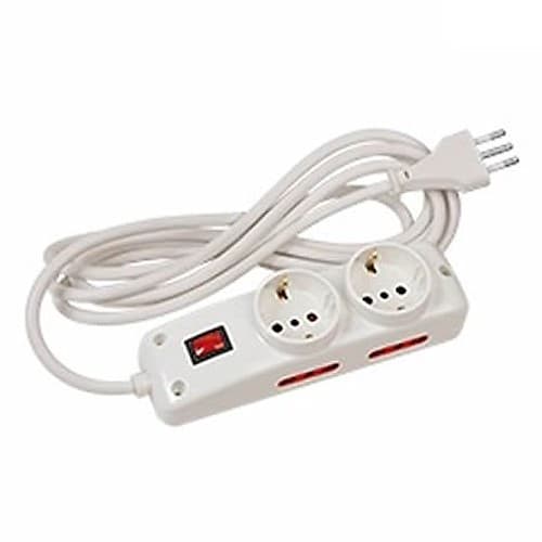 Electricidad Alargue 2 Schuko + 4x3enl 3m Vivion