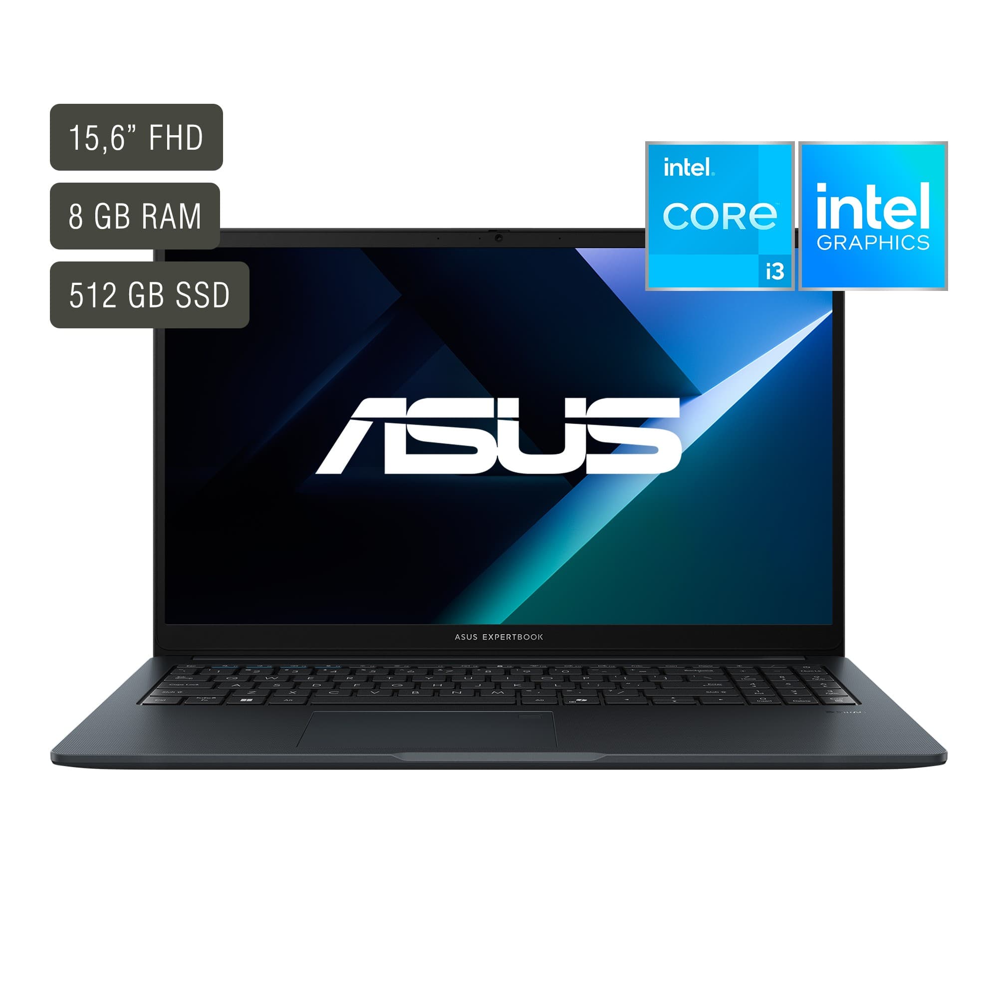 Notebook Asus Expertbook B1 15.6'' Core I3 8gb 512gb Win11 Pro