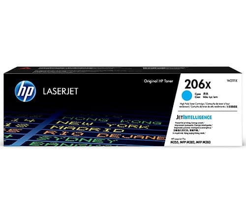 Hp Toner W2111x 206x Cyan M255/283 2.450 Copias (B)
