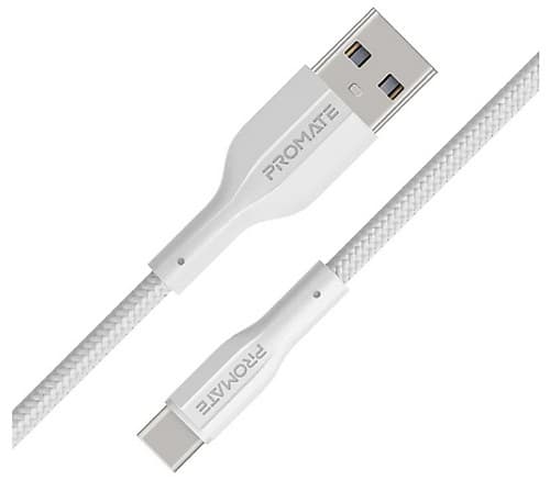 Promate Xcord-Ac.White Cable Usb-A A Usb-C 1m