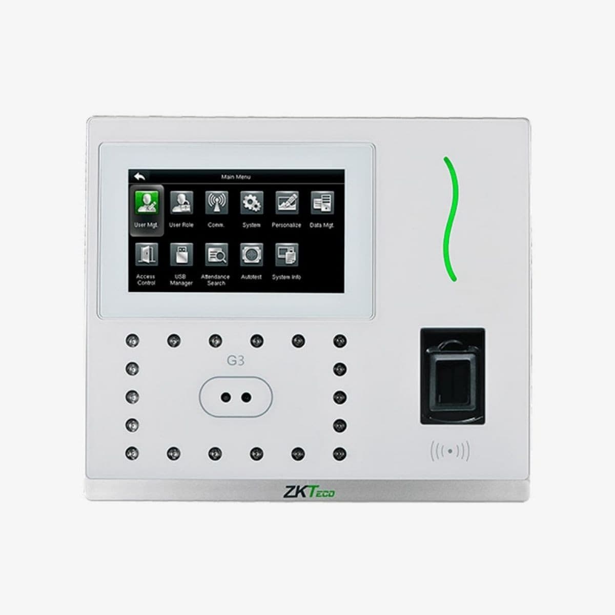 Terminal Bio Zkteco G3 Acceso Asistencia W/Bat.Poe