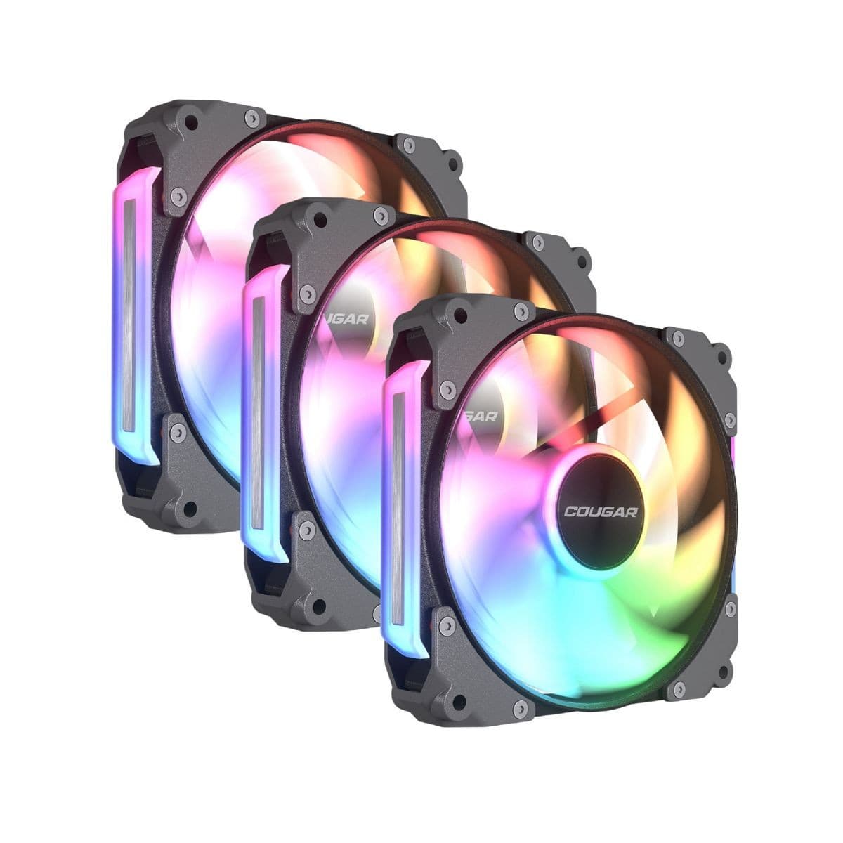 Fan Cougar Apolar 120 Argb Black (X3 Pack)