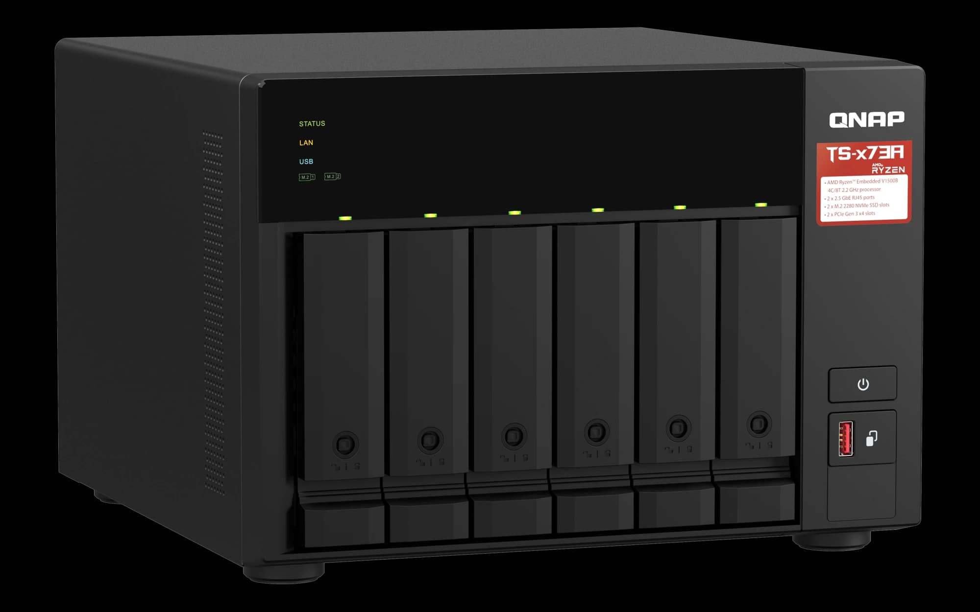 Qnap Ts-673a - Servidor Nas - 6 Compartimentos