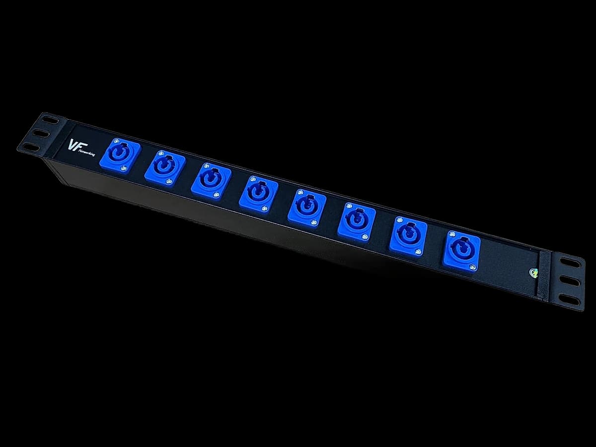 Pdu Powercom 8 Tomas Azul Entrada Azul Salida Blanca 19"