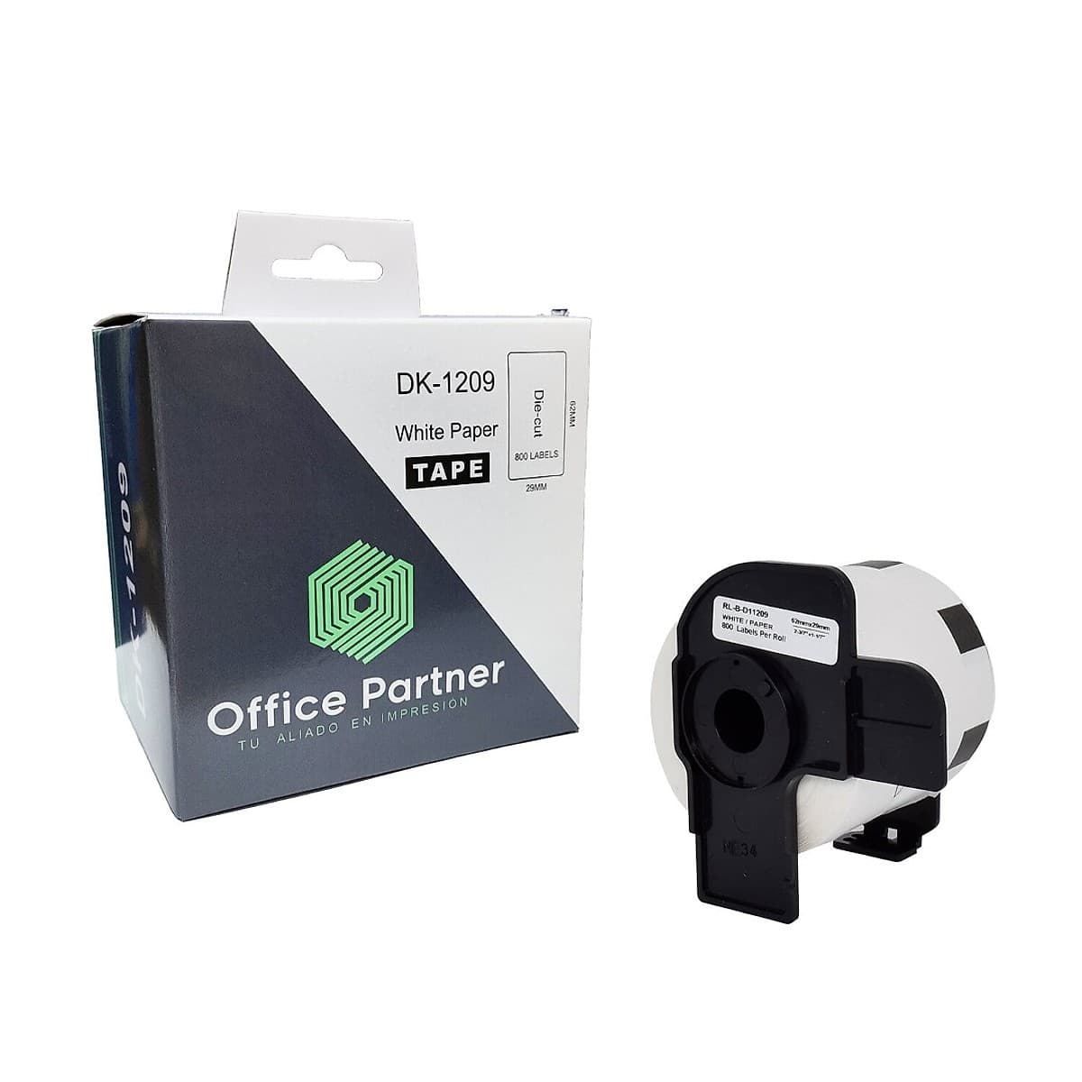 Etiquetas Office Partner Formato Dk-1209