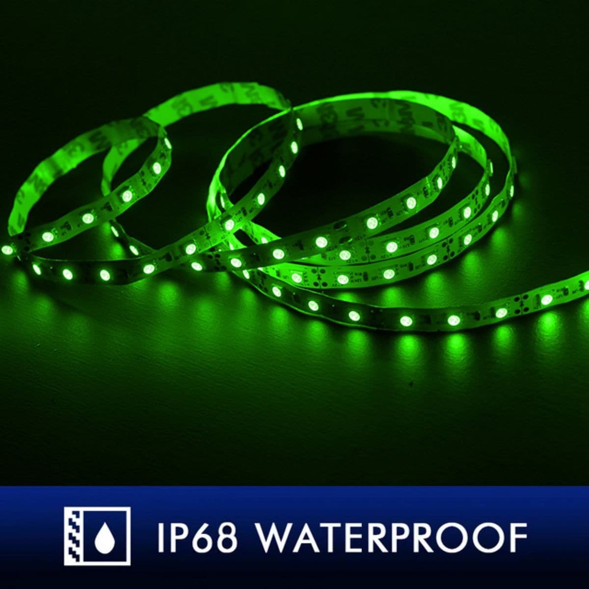 Cinta Led 5m 600xsmd3528 12v Ip68 Verde