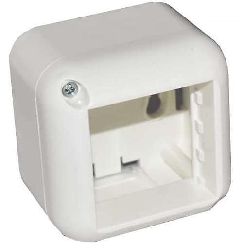 Electricidad Caja Exterior 2 Modulos Presta Blanco Vivion