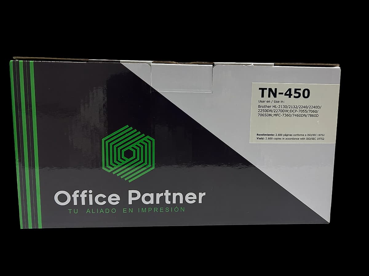 Toner Brother Tn-450 Office Partner 2600 Copias