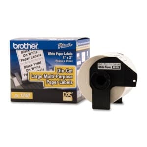 Etiquetas Brother Dk-1240 Rollo 600 Etiquetas 51x102mm