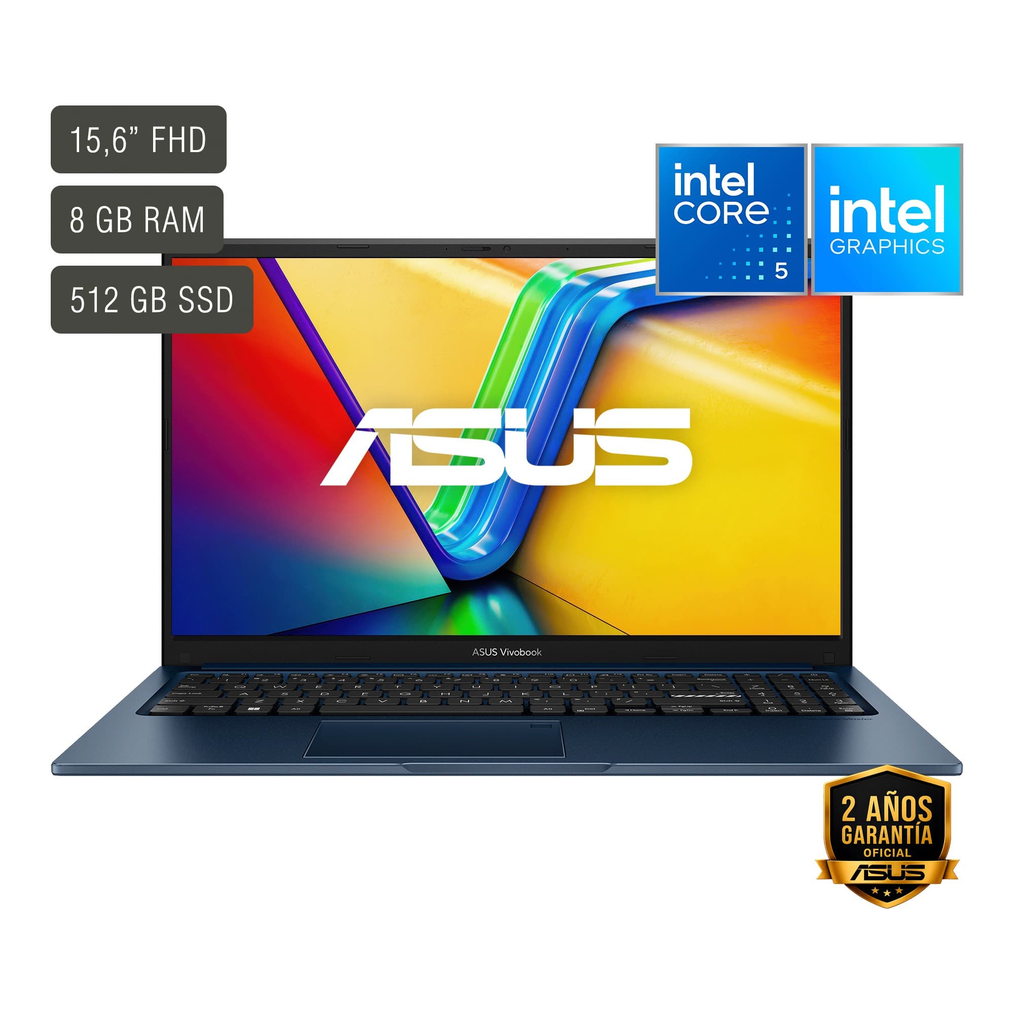 Notebook Asus Vivobook 15.6'' Core 5 8gb 512gb Win11 Pro