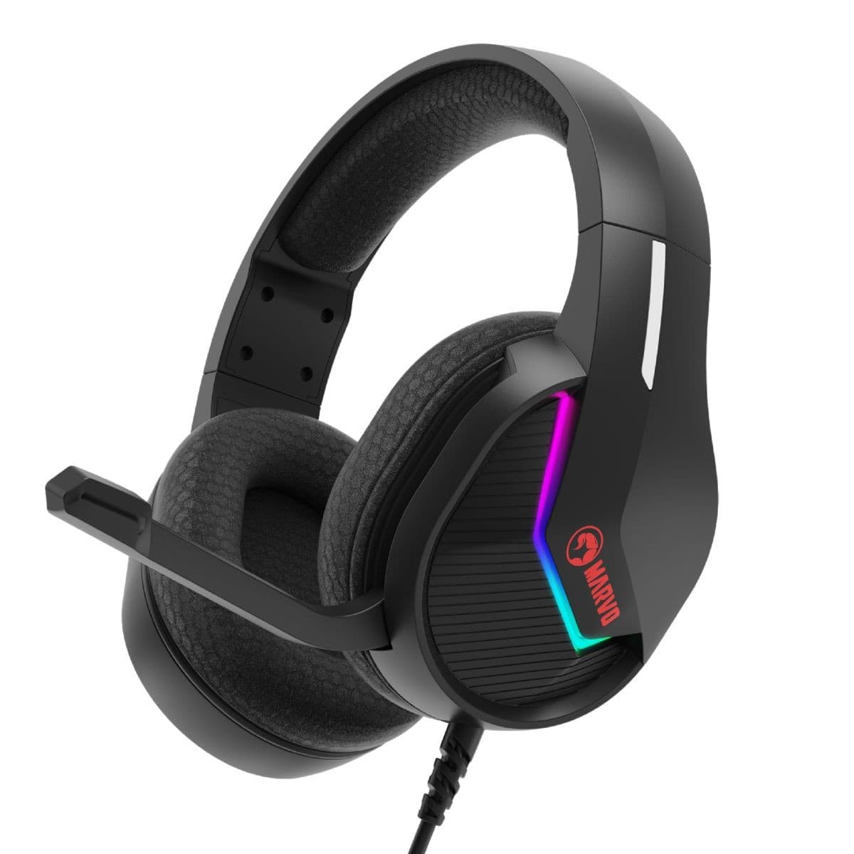 Auricular Marvo H8618 Tactic 40 Rgb Bk