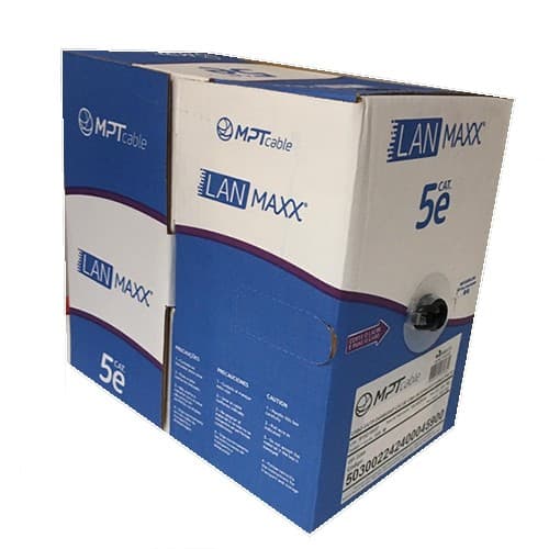 Cable Utp Cat5e Exterior 305m Negro Cobre Mpt