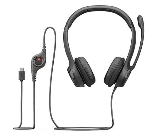 Logitech 981-001575 Headset H390 Usb-C Midnight Black**