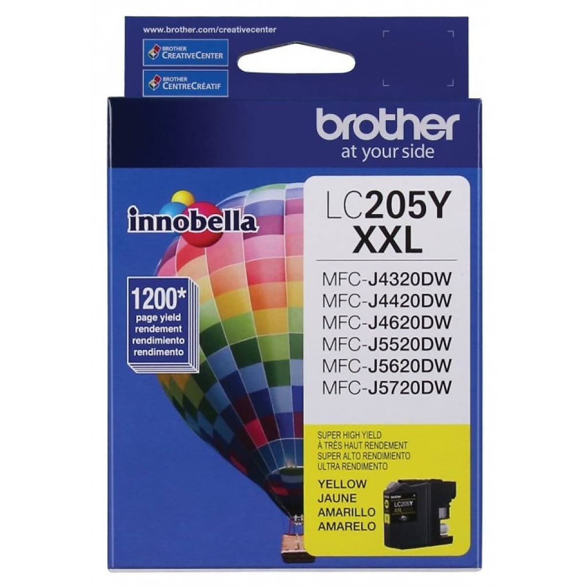 Cartucho De Tinta Brother Lc-205y