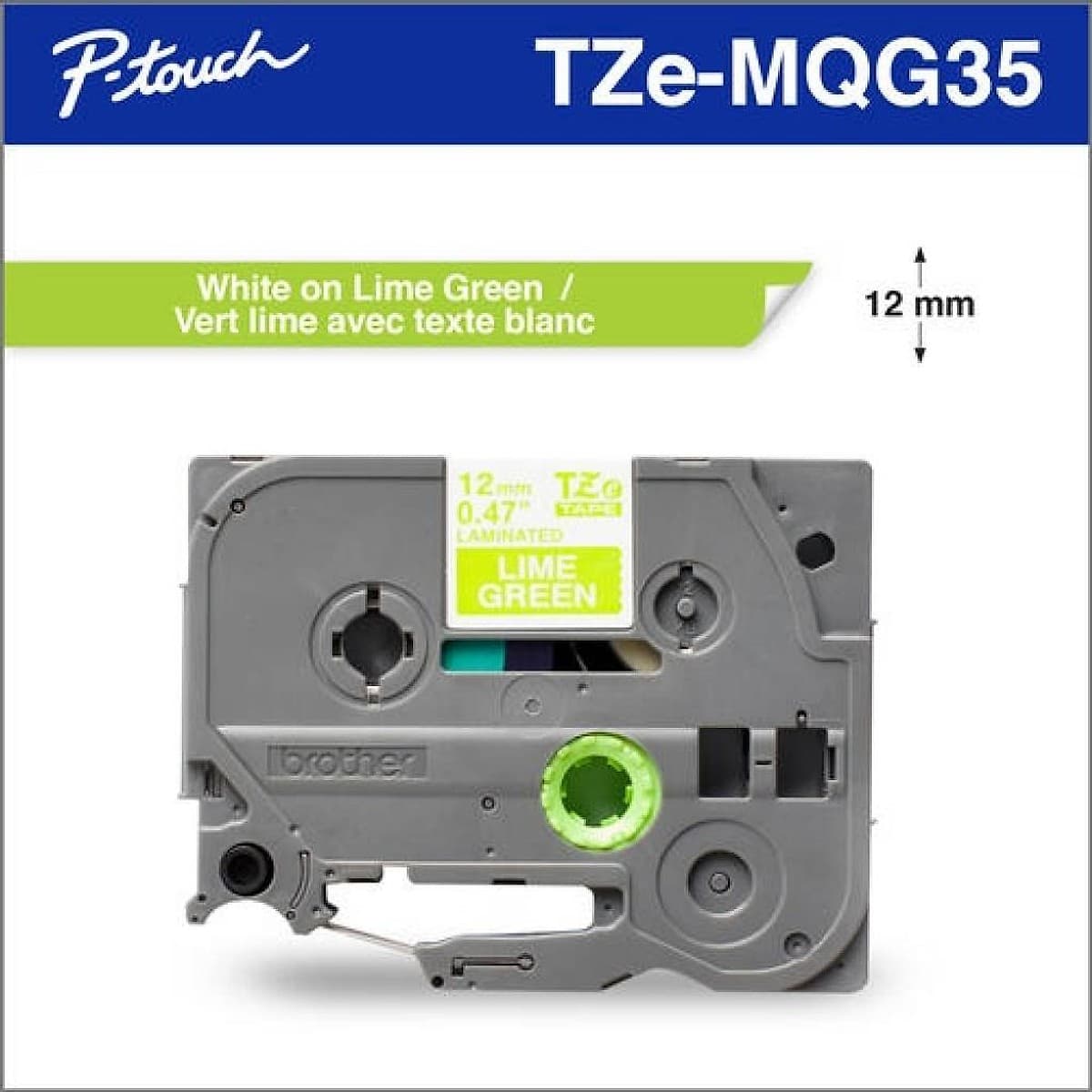 Cinta Decorativa Para Rotuladora Brother Tze-Mqg35 - 12 Mm