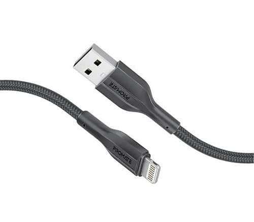 Promate Xcord-Ai200.Black Cable Usb-A A Lightning 2m