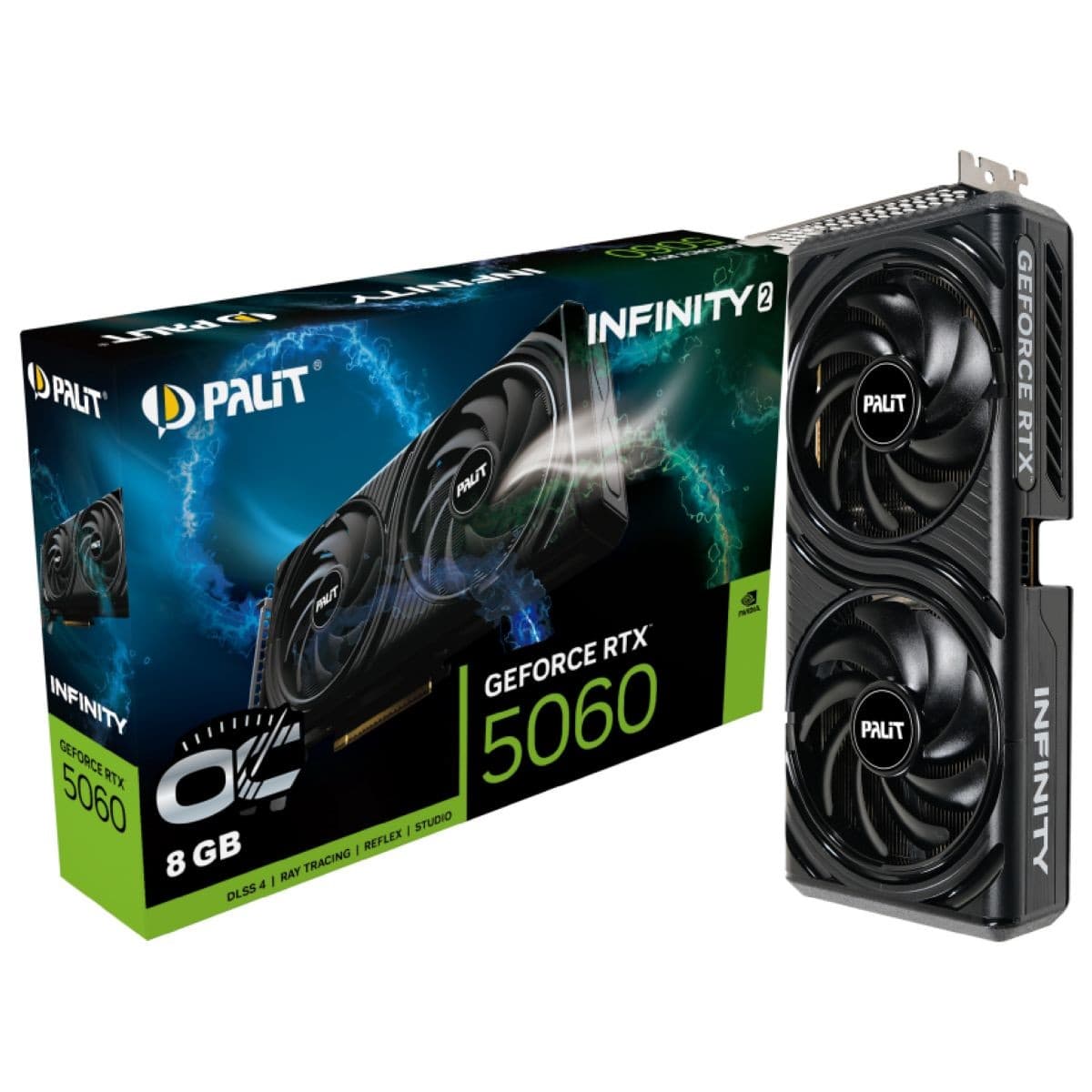 Tarjeta Palit Geforce Rtx 5060 Infinity 2 Oc 8gb D