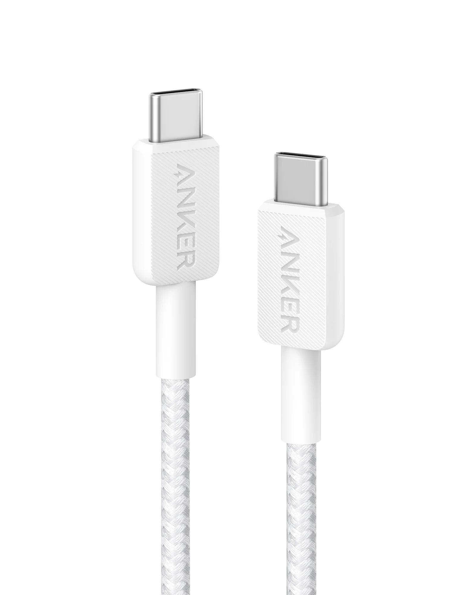 Cable Anker 322 Cc Usb-C A Usb-C Blanco