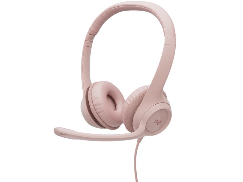 Logitech 981-001280 Headset H390 Rose Amr Usb P/Promo**