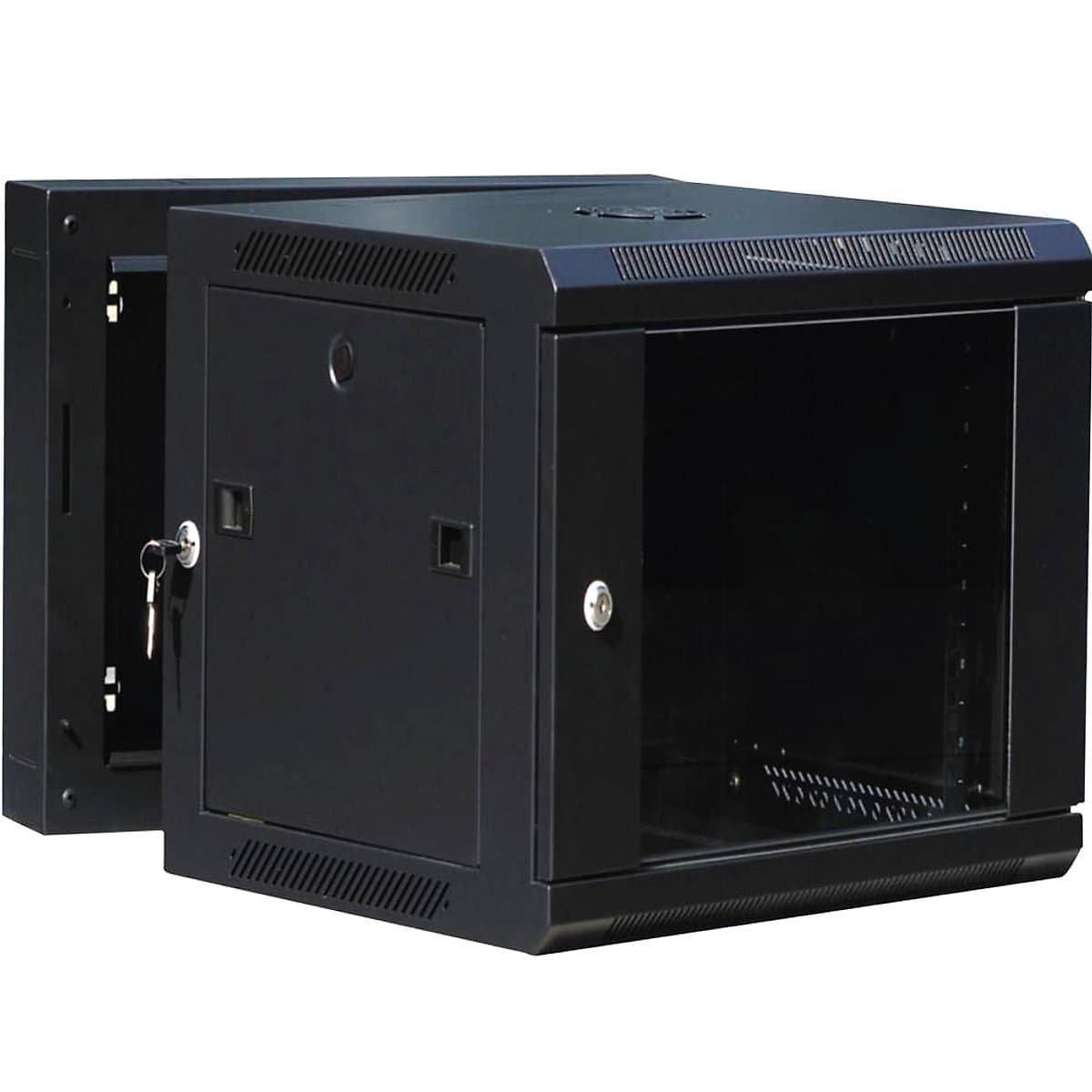 Rack 9u Pivotante Negro 600x550 - No Inc Pdu
