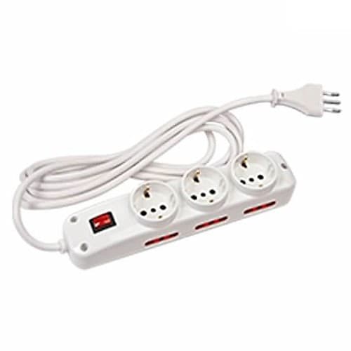 Electricidad Alargue 3 Schuko + 6x3enl 3m Vivion