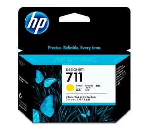 Hp Cz136a 711 3pack Yellow 29ml T120/T130/T520/T530 Uk