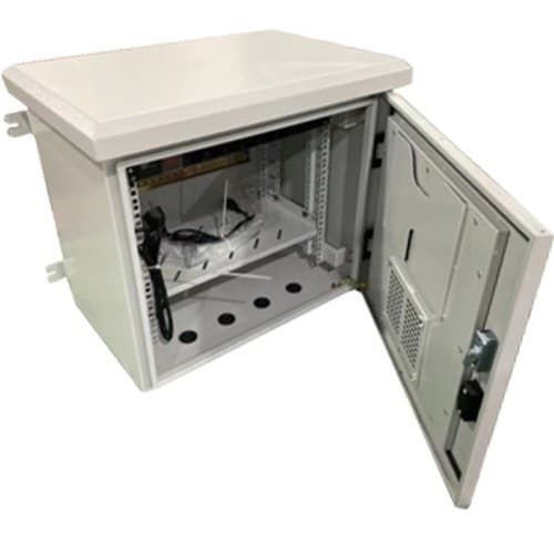 Rack Exterior Galv 9u 600x600 Ip66-Riel Din-Pdu-Ban-Vent