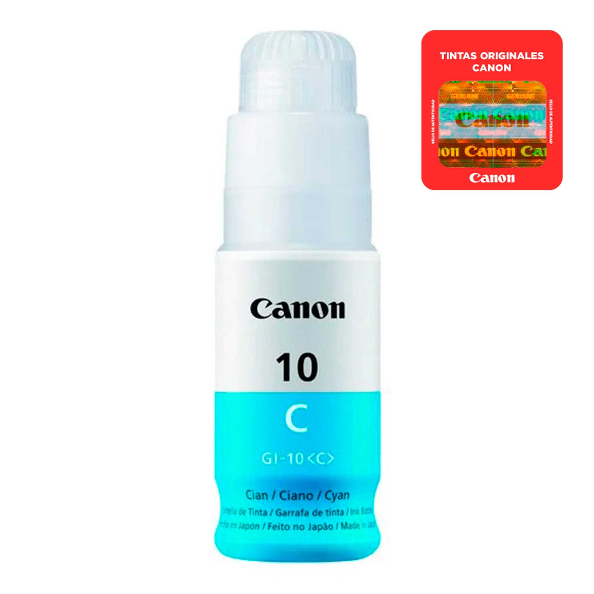 Botella De Tinta Canon Cian Gi-10 C 70ml