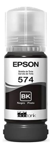 Botella De Tinta Epson T574120 Negro 70ml Negro