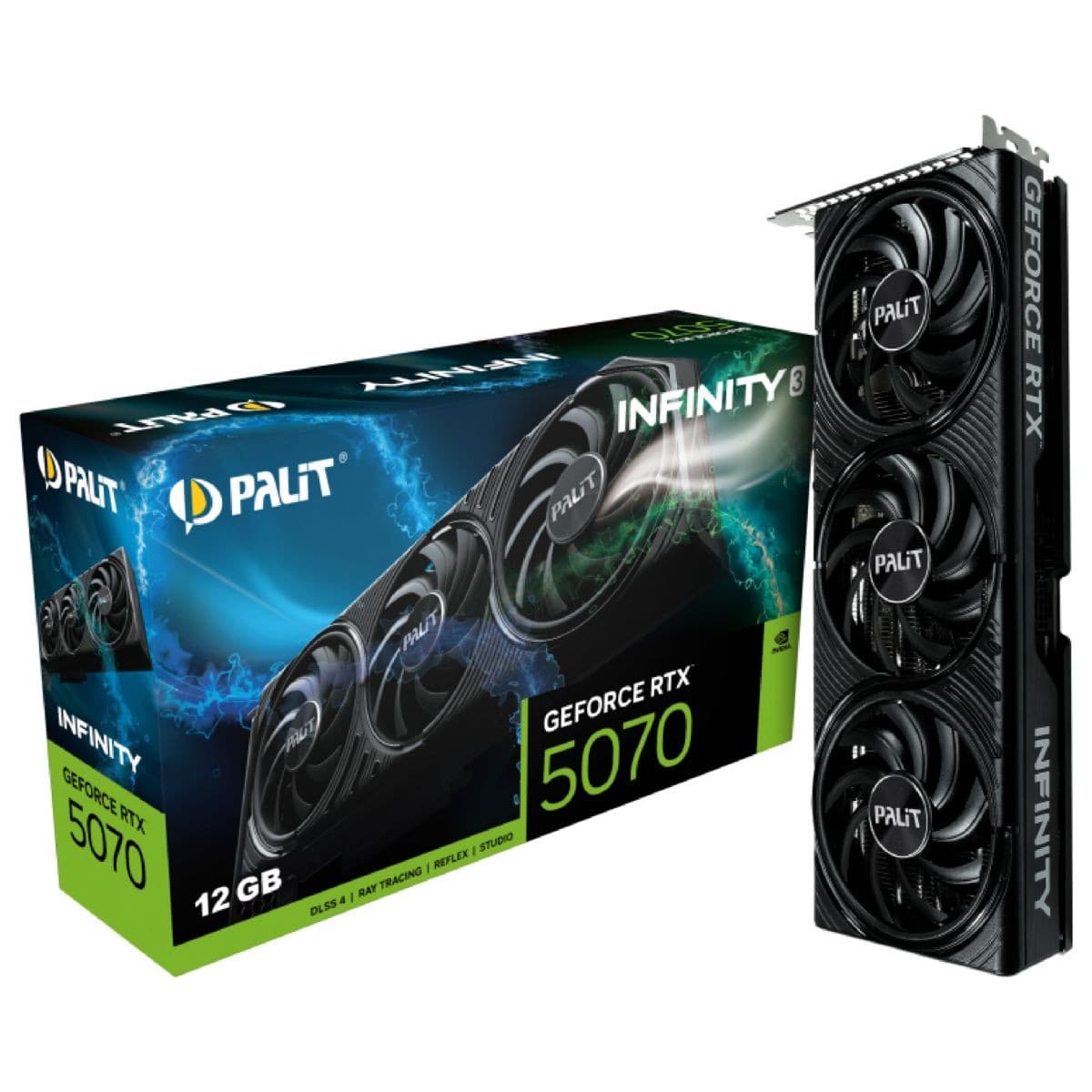 Tarjeta Palit Geforce Rtx 5070 Infinity3 12gb D7