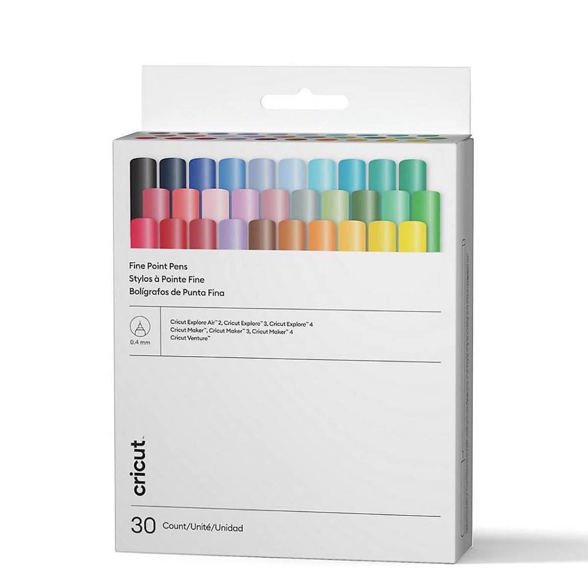 Set De Bolígrafos De Punta Fina Cricut 0.4 - 30 Colores